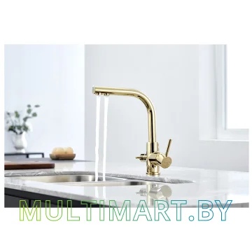 Смеситель Paulmark Essen Es213011-G (золото) картинка 4